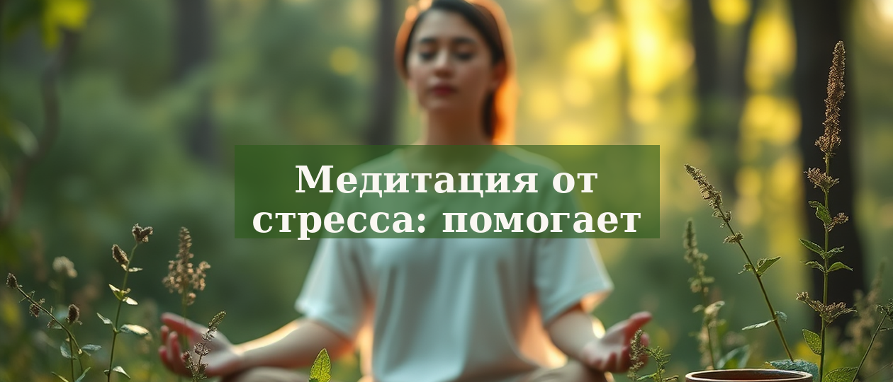 Иллюстрация: meditatsiya ot stressa