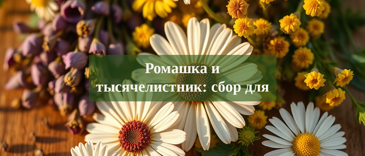 Иллюстрация: romashka tysyachelistnik sbor