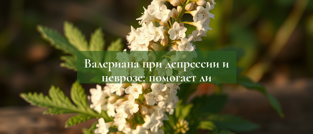 Иллюстрация: valeriana pri depressii nevroze
